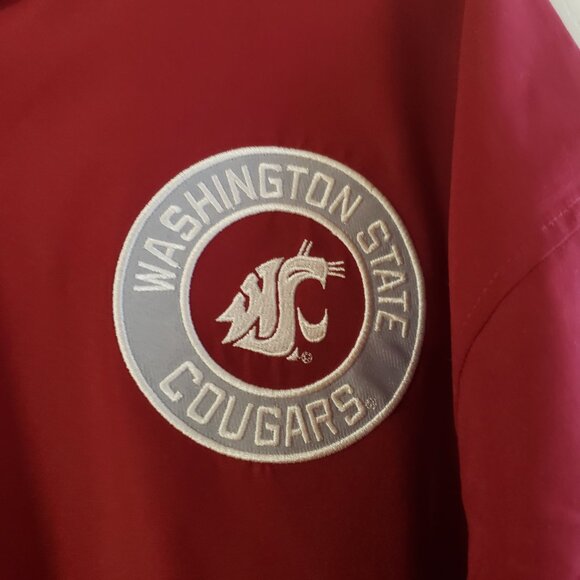 Washington State Cougars Men's 1/4 Zip Jacket/Shirt Size Large New with Tags - Picture 2 of 7